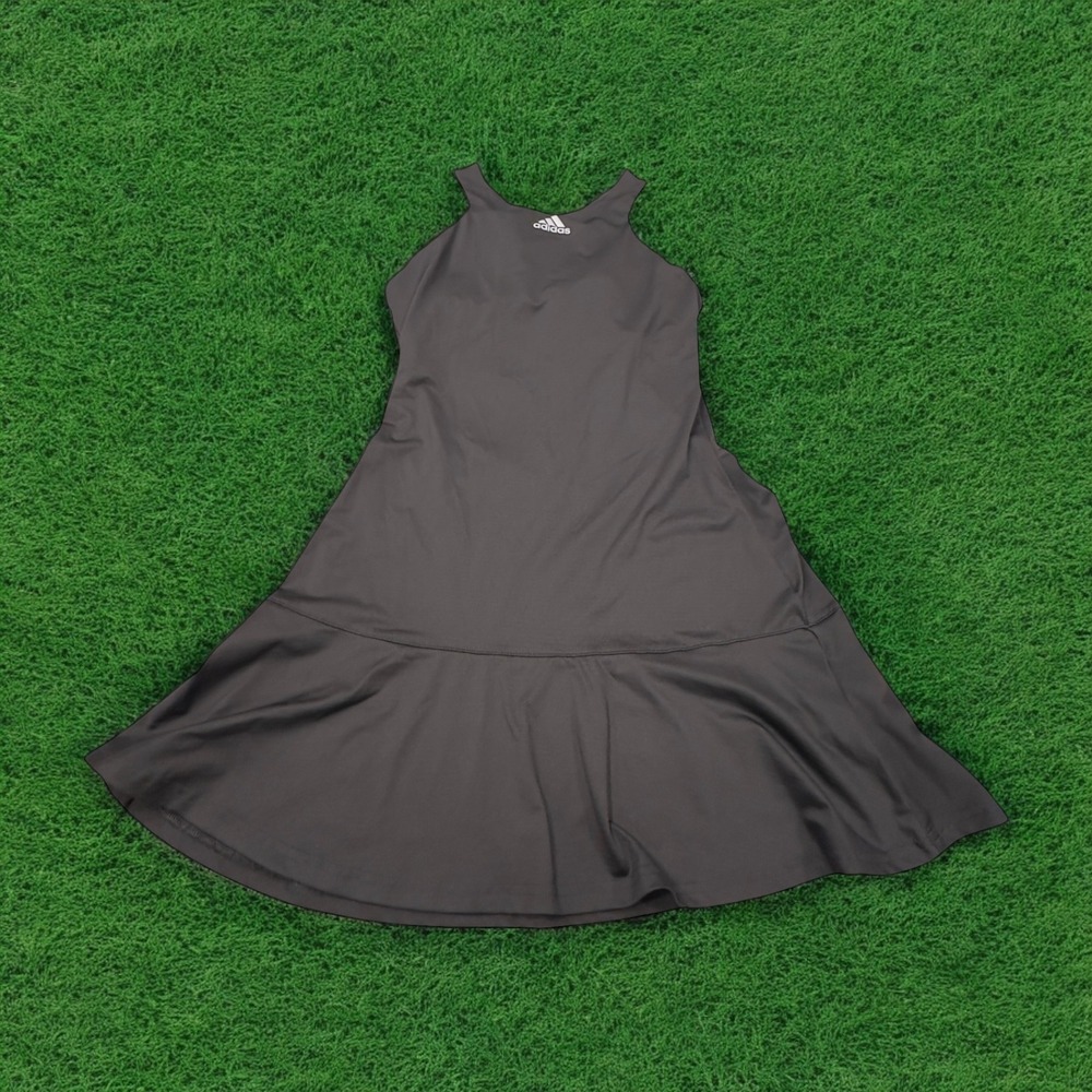 Adidas‎ Y Back Feel Cool Dry Heat RDY Tennis Pickle Ball Dress Black Size Small